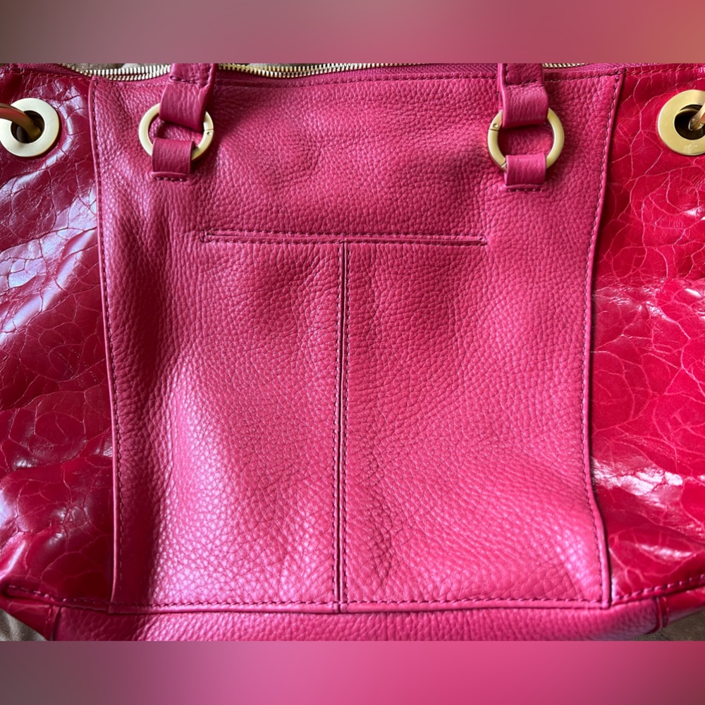 Hammitt Medium Daniel in Rose Rosè (Red Rose embossed leather)  NWOT - Picture 8 of 10